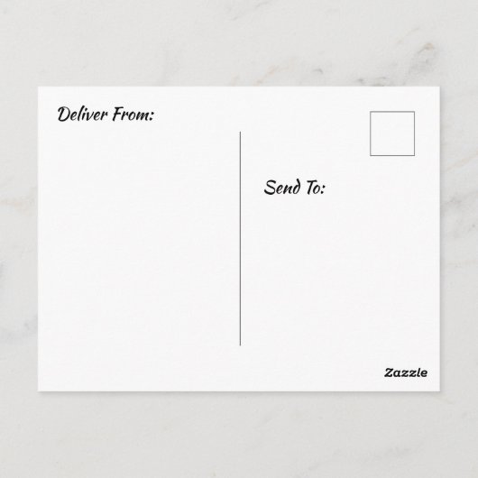 Carte Postale Baie de Turquoise (Dos)