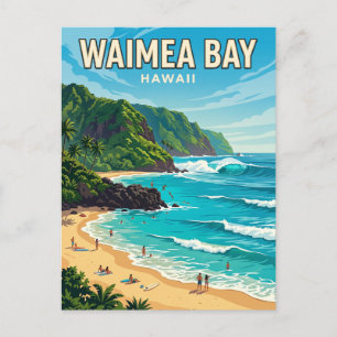 Carte Postale Baie de Waimea États-Unis