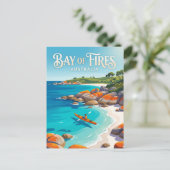 Carte Postale Baie des Feux Australie (Debout devant)
