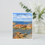 Carte Postale baie des feux eau de granit (Debout devant)