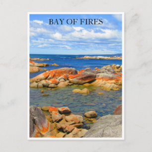 Carte Postale baie des feux eau de granit