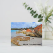 Carte Postale baie des feux plage de granit (Debout devant)