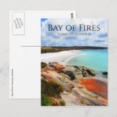 Carte Postale baie des incendies tasmania (Devant / Derrière)