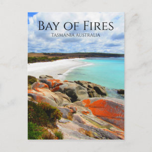 Carte Postale baie des incendies tasmania