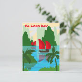 Carte Postale Baie d'Ha Long, Vietnam (Debout devant)