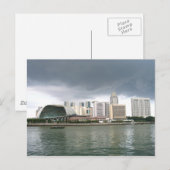 Carte Postale Baie Marina de Singapour (Devant / Derrière)