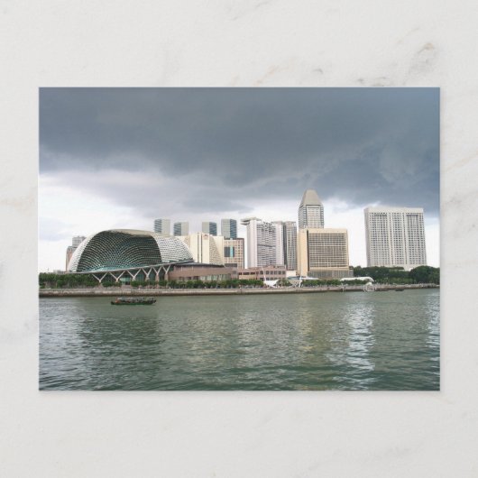Carte Postale Baie Marina de Singapour (Devant)