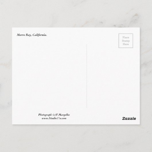 Carte Postale Baie Morro (Dos)