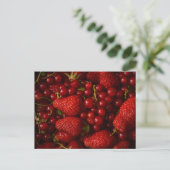 Carte Postale Baies rouges et fraises (Debout devant)