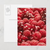 Carte Postale Baies rouges saines et nutritives (Devant / Derrière)