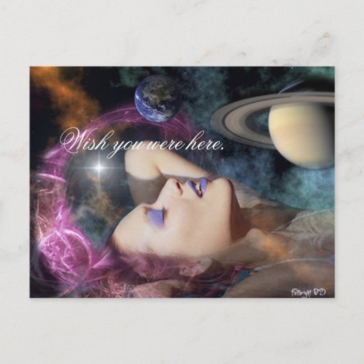 Carte Postale Baignade dans les cieux (Devant)