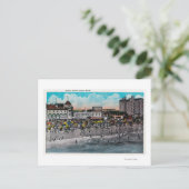 Carte Postale Baignade en bord de mer, Parc Océanique (Debout devant)