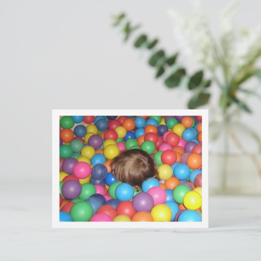 Carte Postale Baignade terminée (Debout devant)