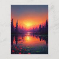 Baigner dans la lumière du coucher de soleil orang