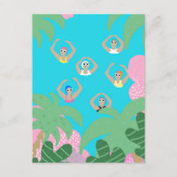 Baigneurs artistiques | Illustration de natation a