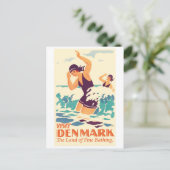 Carte Postale Baigneuses au Danemark (Debout devant)