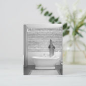 Carte Postale Baignoire Dolphin Bain à bulles (Debout devant)