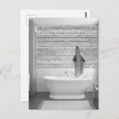 Carte Postale Baignoire Dolphin Bain à bulles (Devant / Derrière)