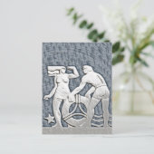 Carte Postale Baignoires (Debout devant)