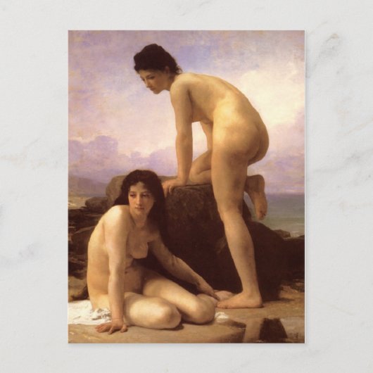 Carte Postale Baignoires - Bouguereau (Devant)