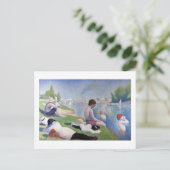 Carte Postale Baignoires en Asnières, Seurat (Debout devant)