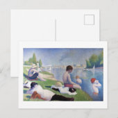 Carte Postale Baignoires en Asnières, Seurat (Devant / Derrière)