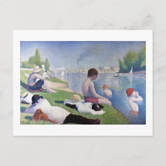 Carte Postale Baignoires en Asnières, Seurat (Devant)