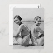 Carte Postale Baignoires vintages (Devant / Derrière)