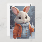 Carte Postale Bailey Bunny (Devant / Derrière)