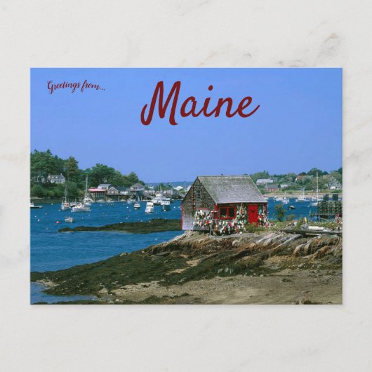 Carte Postale Bailey's Island Maine (Devant)