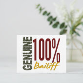 Carte Postale Bailiff authentique (Debout devant)