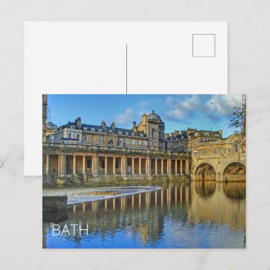 Carte Postale Bain (Devant / Derrière)