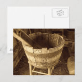 Carte Postale Bain à laver (Devant / Derrière)