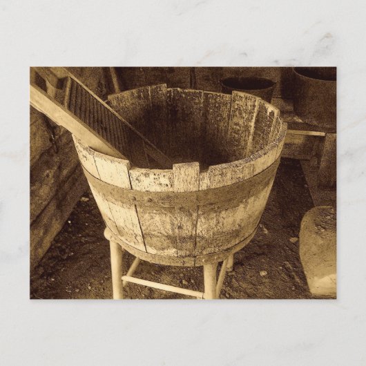 Carte Postale Bain à laver (Devant)