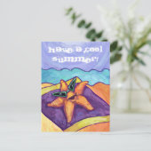 Carte Postale Bain de soleil Starfish (Debout devant)