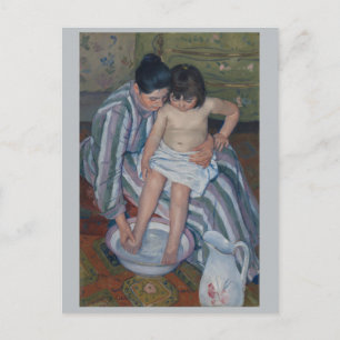 Carte Postale Bain d'enfant Mary Cassatt