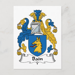 Carte Postale Bain Family Crest