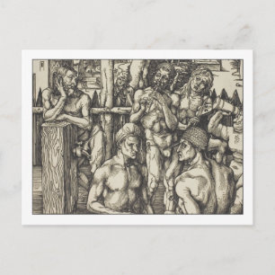Carte Postale Bain pour hommes par Albrecht Durer