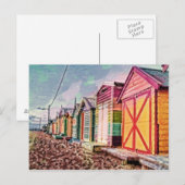 Carte Postale Bains De Mer Peints (Devant / Derrière)