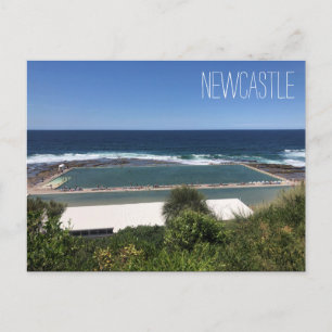 Carte Postale bains océaniques merewether