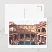Carte Postale Bains Romains Anciens, Bath, Angleterre (Devant / Derrière)