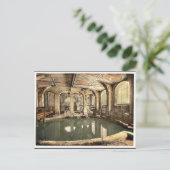 Carte Postale Bains romains et abbaye, Bain circulaire, Bain, En (Debout devant)