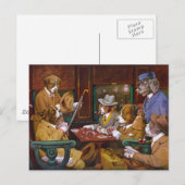 Carte Postale Baisé ! ("Sa station et ses quatre as") (Devant / Derrière)