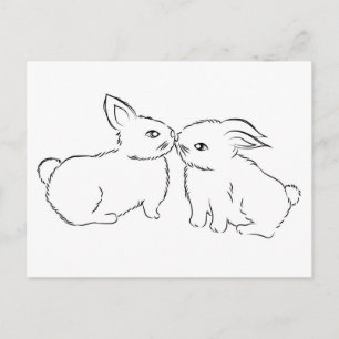 Carte Postale Baiser