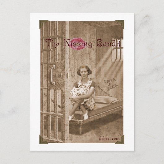 Carte Postale Baiser Bandit (Devant)