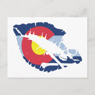 Carte Postale baiser colorado