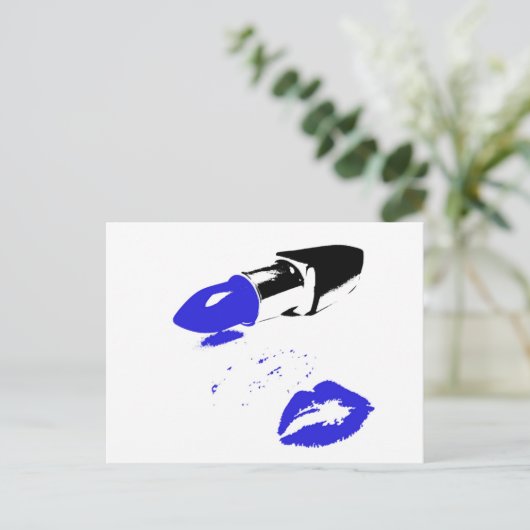 Carte Postale Baiser de bâton à lèvres (Debout devant)