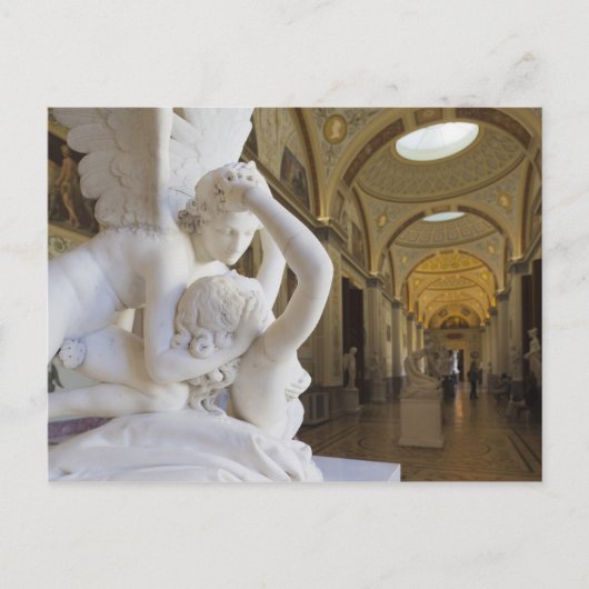 Carte Postale Baiser de Cupidon et Psyché, par Antonio Canova (Devant)