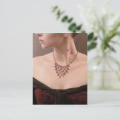Carte Postale "Baiser de Vampire" - marques de morsure sur le co (Debout devant)