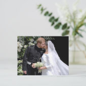 Carte Postale Baiser du jour de mariage du duc et de la duchesse (Debout devant)